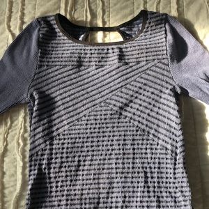 Free People cutout  back long sleeve bodycon dress